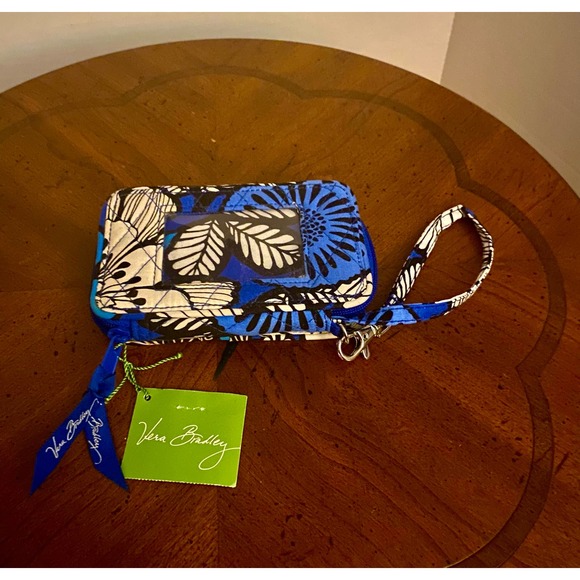 NWT VERA BRADLEY Blue Bayou Smartphone Wristlet - Picture 2 of 4